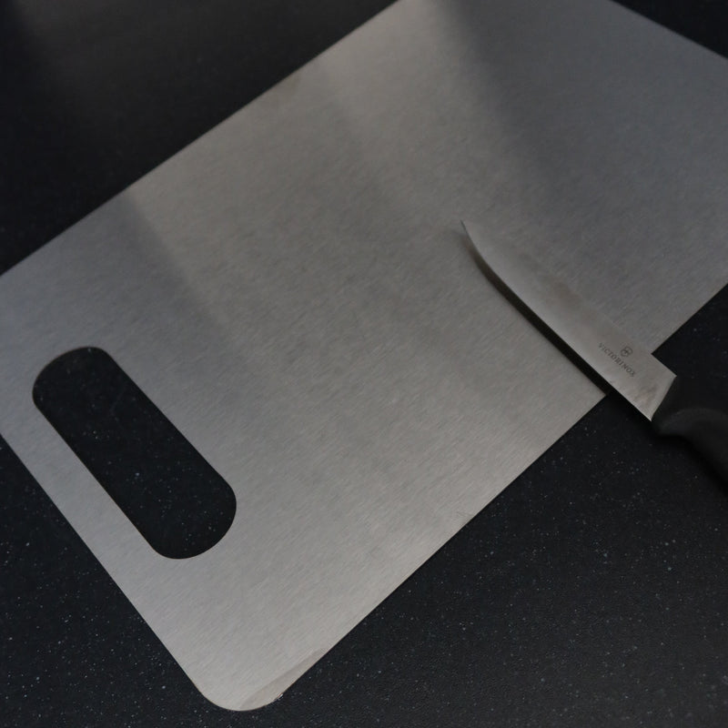 Blije klant rvs snijplank